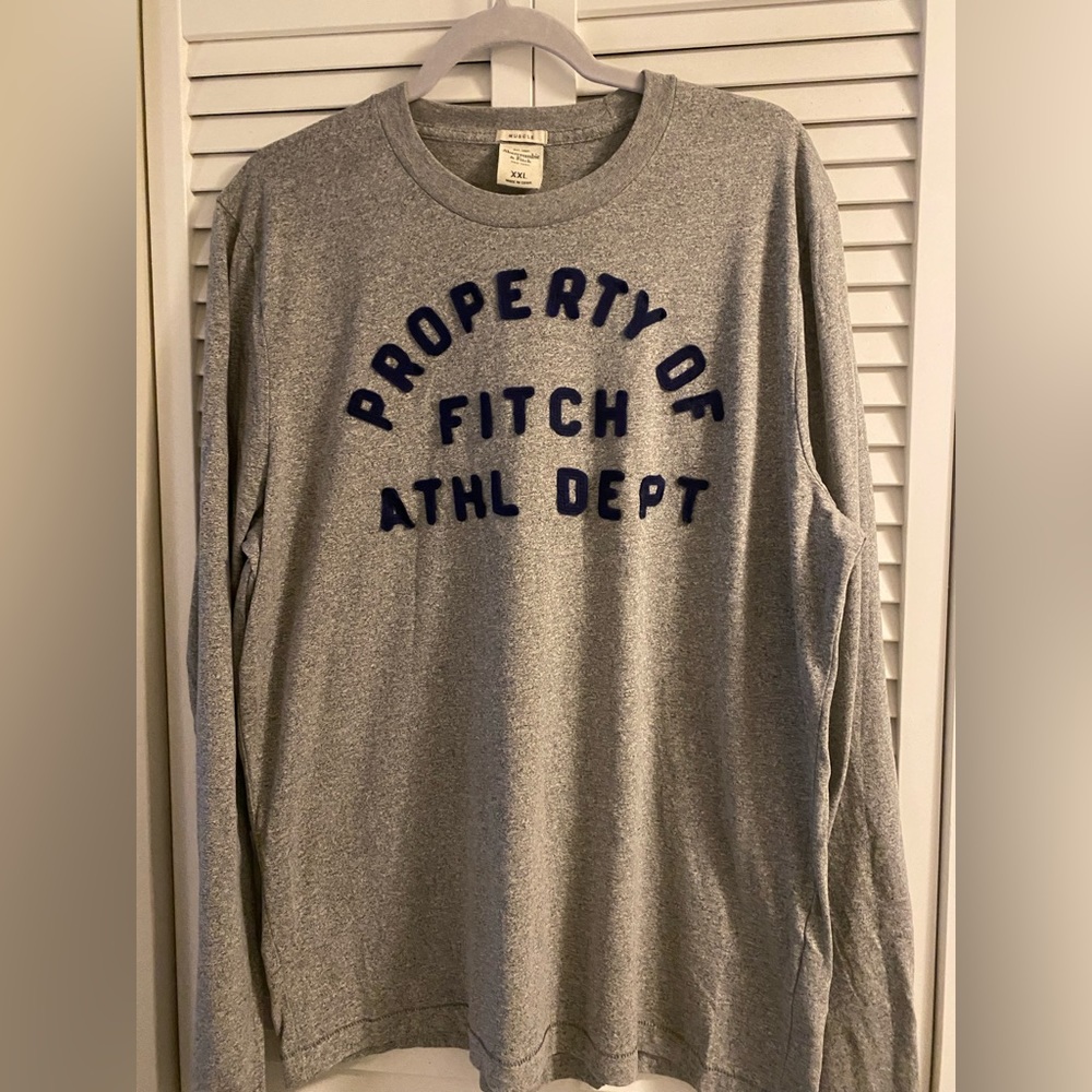 Abercrombie and Fitch men long sleeve shirt, size XXL